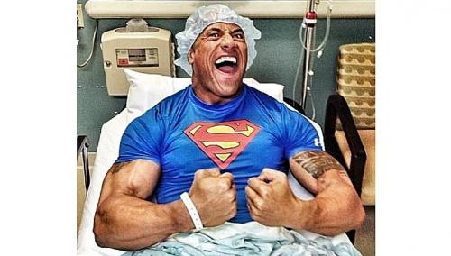Duane Johnson Tweets Photo From Hospital bed.