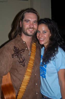 Marthia Sides with American Idol Alum Bo Bice at the “Country Cares” Benefit held at Center Stage in Nashville on May 12.