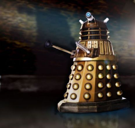The one foot tall Dalek prototype says "Exterminate" when a signal from the show is activated.