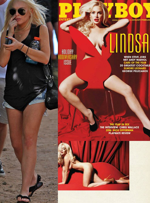 Lindsay Lohan as Marilyn Monroe