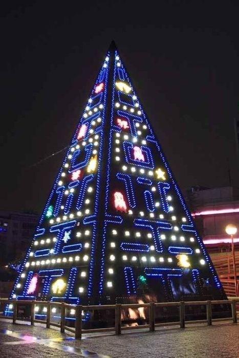 Pacman Christmas tree