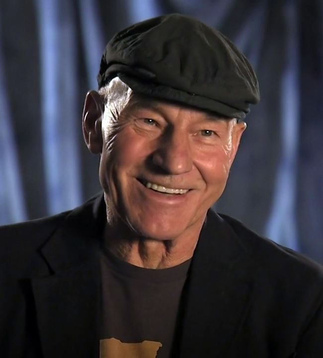 Patrick Stewart talks about his parents experience with domestic violence.